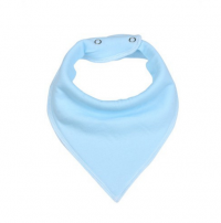 SKBS002 manufacture baby scarf order pure cotton double triangle scarf supply Baby Bib scarf baby scarf garment factory side view